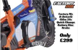 Factory MX D-drive 12 Electric Balance Bike 12 150w 24v Better Than A Revvi