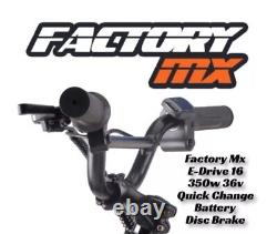 Factory MX E-drive 12 Electric Balance Bike 12 250w Hub Motor 3 Speed Eats Revvi