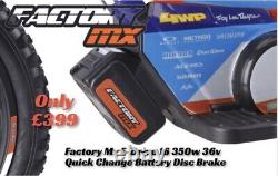 Factory MX E-drive 16 Electric Balance Bike 350w Hub Motor 3 Speed Eats Revvi 16
