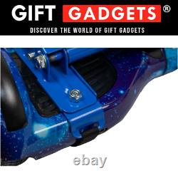 Galaxy Blue Hoverkart Hover Cart Go Kart Straps Adjustable For Balance Boards UK