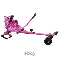 Galaxy Pink Hoverkart Hover Cart Go Kart Straps Adjustable For Balance Boards UK