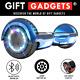 Gift Gadgets 6.5 Electric Scooters Bluetooth Self Balance Boards Led Lights Uk