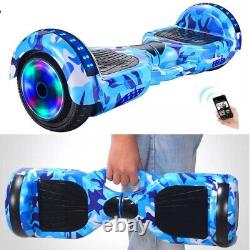 Gift Gadgets 6.5 Electric Scooters Hoverboard Bluetooth Self Balance Lights LED