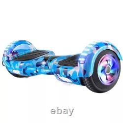 Gift Gadgets 6.5 Electric Scooters Hoverboard Bluetooth Self Balance Lights LED