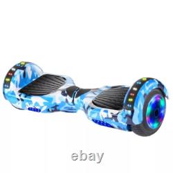 Gift Gadgets 6.5 Electric Scooters Hoverboard Bluetooth Self Balance Lights LED