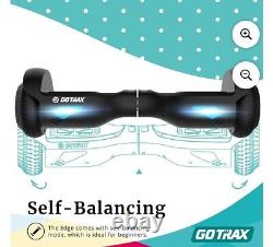 GoTrax Glide Hoverboard Scooter 6.5 Inch Wheels Bluetooth Speaker BRAND NEW