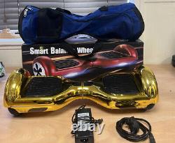 Gold Smart Balance Wheel With Carry Case, Charger And Original Box