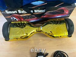 Gold Smart Balance Wheel With Carry Case, Charger And Original Box