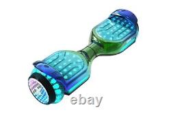 Green ZIMX POWER G11 Infinity LED Wheels and LED Footpads Hoverboard UL2272