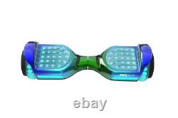 Green ZIMX POWER G11 Infinity LED Wheels and LED Footpads Hoverboard UL2272