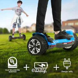 Gyroor G2 Blue Off Road 8.5 Bluetooth Hoverboard LED Certified Refurbished