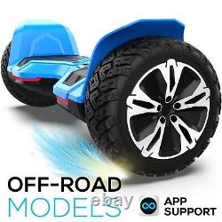 Gyroor G2 Blue Off Road 8.5 Bluetooth Hoverboard LED Certified Refurbished