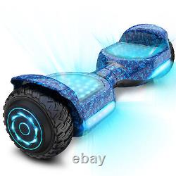 Gyroor Hoverboard & Kart Electric 6.5 Self Balancing Scooter Go Kart Blue