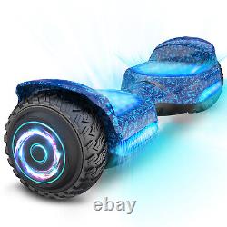 Gyroor Hoverboard & Kart Electric 6.5 Self Balancing Scooter Go Kart Blue