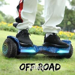 Gyroor Hoverboard & Kart Electric 6.5 Self Balancing Scooter Go Kart Blue