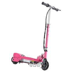 HOMCOM Ride On Folding Kids Electric Balancing Bike Scooter for 7-14, Pink