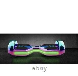 Hover-1 Iridescent 8 LED Infinity Wheels Bluetooth Speaker Balance Board Scooter