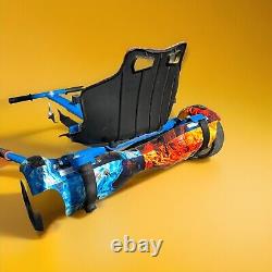 Hover Boar 6.5 + LED Hoverkart Flame & ICE Full LED light up Self Balancing UK