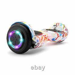 Hover Board 6.5 Bluetooth Electric Scooters LED Self-Balancing Scooter+Key+Bag