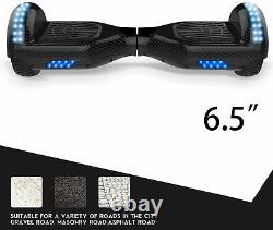 Hover Board 6.5'' Bluetooth Music Self Balancing Scooter LED Wheels Multi Colors