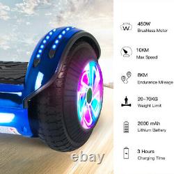 Hover Board 6.5 Inch Electric Scooter Bluetooth Speaker Flash Self Balance Board