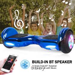 Hover Board 6.5 Inch Electric Scooter Bluetooth Speaker Flash Self Balance Board