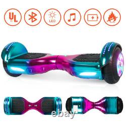 Hover Board 6.5 Inch Flash Electric Scooter Bluetooth Speaker Self Balance Board