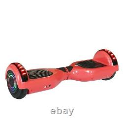Hover Board RED Bluetooth Electric Scooters LED 2 Wheels Self Balance Board UK