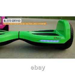 Hover Board for Kids Self Balancing Green LED Lighted Wheels Beginners Razor NEW