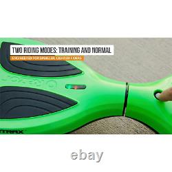 Hover Board for Kids Self Balancing Green LED Lighted Wheels Beginners Razor NEW