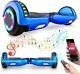Hover Board Blue Electric Scooters Bluetooth 2 Wheels Led Self Balance Board Uk