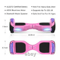 Hoverboard 6.5Bluetooth Electric LED Self-Balancing Scooter Xmas Gift +WARRANTY