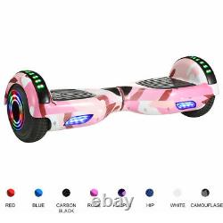 Hoverboard 6.5 Bluetooth Electric Scooters LED Galaxy Chrome Self-Balancing UK