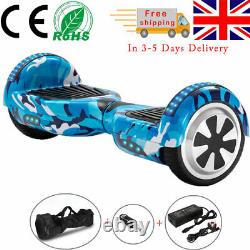 Hoverboard 6.5 Bluetooth Electric Scooters LED Self-Balancing Scooter+Key+Bag