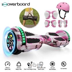 Hoverboard 6.5 Bluetooth Electric Self-Balancing Scooter LED Lights +Helmet Set