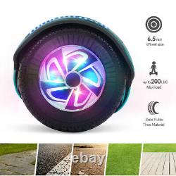 Hoverboard 6.5'' Bluetooth Self Balancing Scooter E-scooter UK Plug Flash Wheels