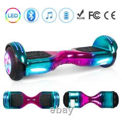 Hoverboard 6.5'' Bluetooth Self Balancing Scooter E-scooter UK Plug Flash Wheels