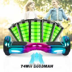 Hoverboard 6.5'' Bluetooth Self Balancing Scooter E-scooter UK Plug Flash Wheels