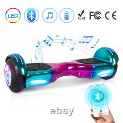 Hoverboard 6.5 Electric Scooter Bluetooth LED Balance Skateboard For Children