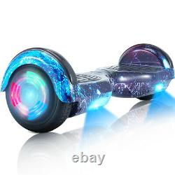 Hoverboard 6.5 Electric Scooters Bluetooth LED 2 Wheels Lights Balance Board