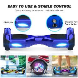 Hoverboard 6.5 Electric Scooters Bluetooth Self-Balancing Board With UK Changer