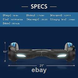 Hoverboard 6.5 Inch Bluetooth Self Balancing Electric Scooters LED Hoover board