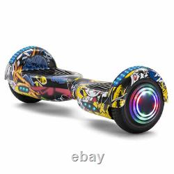 Hoverboard 6.5 Inch Bluetooth Self Balancing Electric Scooters LED Segway 500W