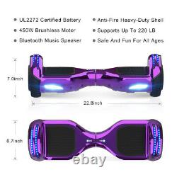 Hoverboard 6.5 Inch Bluetooth Self Balancing Electric Scooters with Handbag