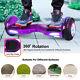 Hoverboard 6.5 Inch Bluetooth Self Electric Scooters Led Flash Wheels Purple Uk