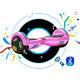 Hoverboard 6.5 Inch Chrome Pink Self-balancing Scooter Bluetooth Music Player-uk
