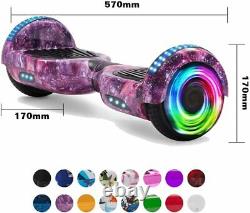 Hoverboard 6.5 Inch Electric Scooters Bluetooth LED Balance Board Kids Segway