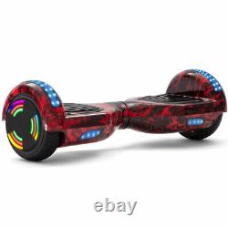 Hoverboard 6.5 Inch Flame Red Self-Balancing Scooter 2 Wheels Smart Board-UK