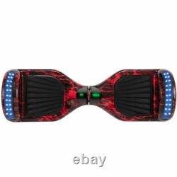 Hoverboard 6.5 Inch Flame Red Self-Balancing Scooter 2 Wheels Smart Board-UK