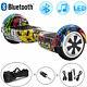 Hoverboard 6.5 Inch Hip-hop Yellow Electric Scooters Bluetooth Led E-skateboard